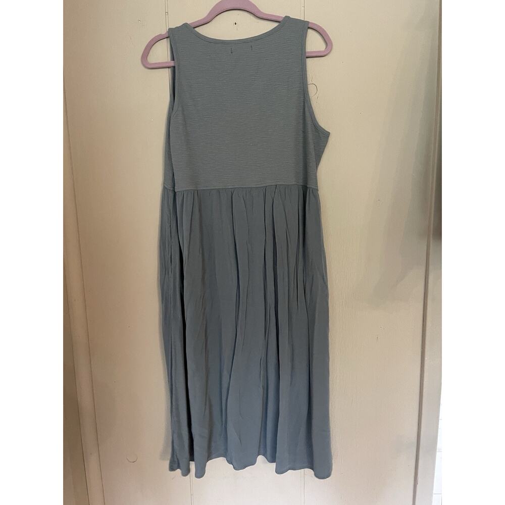 Frye Sleeveless Lagenlook Midi Maxi Dress with Pockets! - Picture 4 of 7